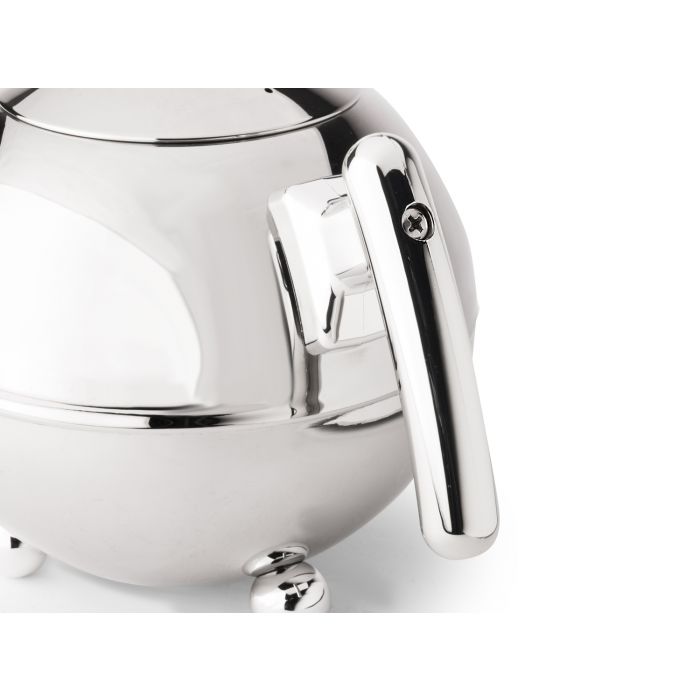 Bredemeijer Duet® Bella Ronde Theepot - Chroom Beslag - 1,2 ltr.