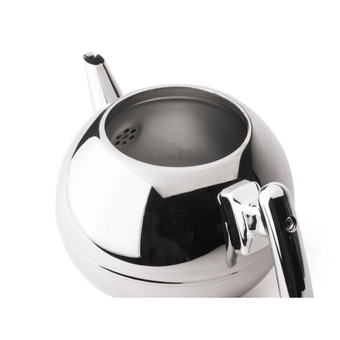 Bredemeijer Duet® Bella Ronde Theepot - Chroom Beslag - 1,2 ltr.