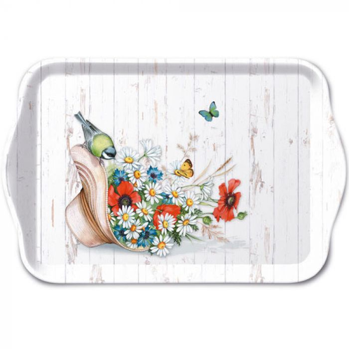 Ambiente Summer Hat Dienblad - Melamine - 13 cm x 21 cm