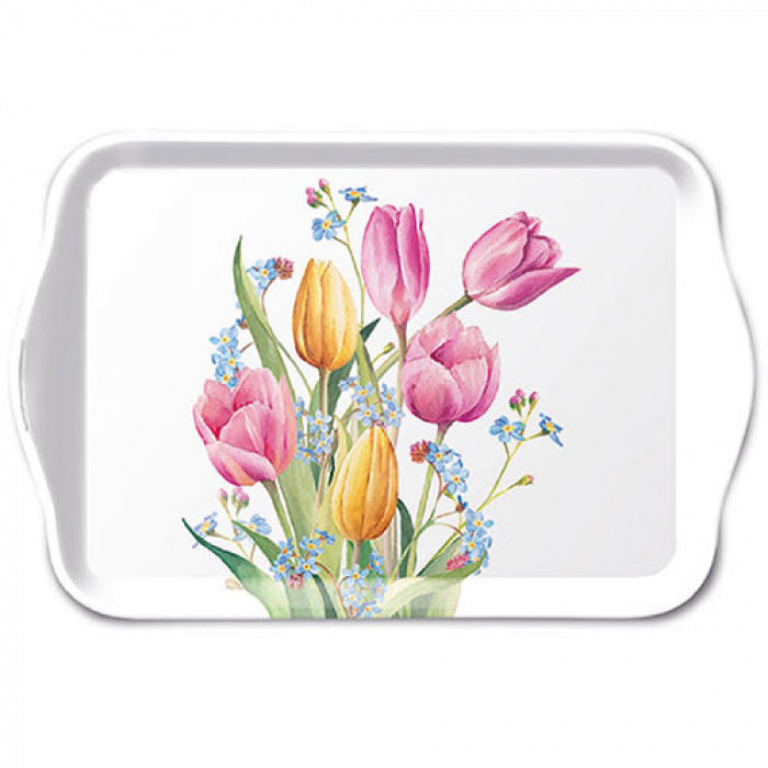 Ambiente Tulips Bouquet Dienblad - Melamine - 13 cm x 21 cm