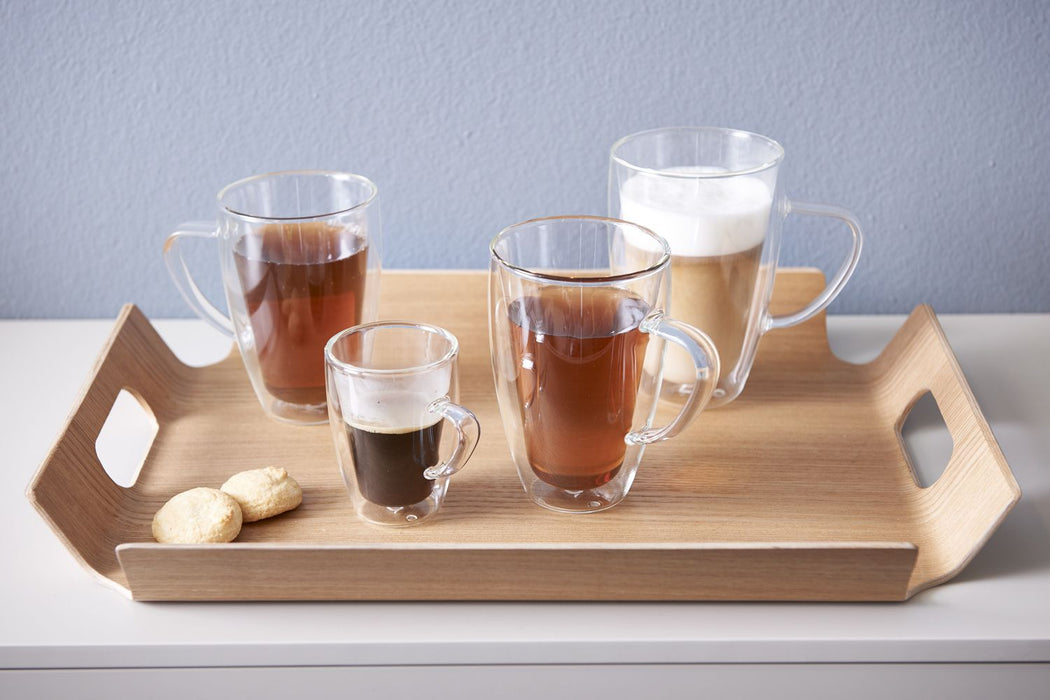 Bredemeijer Dubbelwandig Theeglas -Transparant - Borosilicaatglas - 400 ml