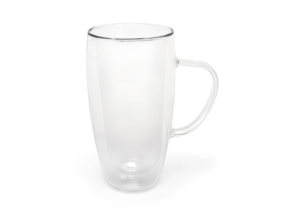 Bredemeijer Dubbelwandig Theeglas -Transparant - Borosilicaatglas - 400 ml