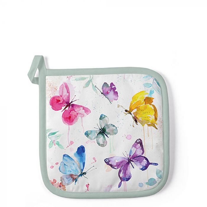 Ambiente Butterfly Collection White Pannenlap - 20 cm x 20 cm