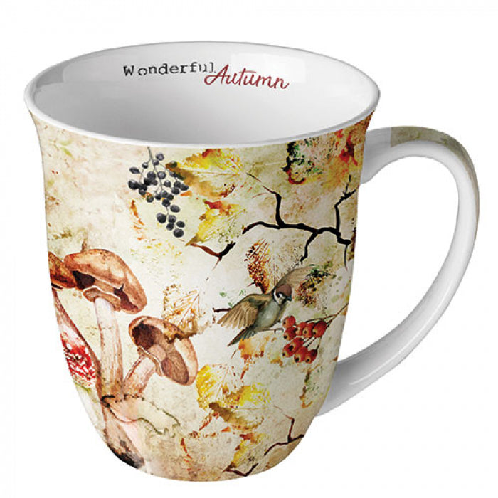 Ambiente Wonderful Autumn Beker - Fine Bone China - 400 ml