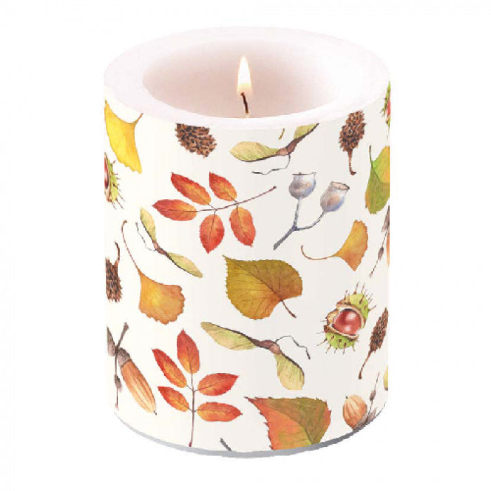 Ambiente Autumn Details Kaars - Groot - Paraffine - Ø 10 cm