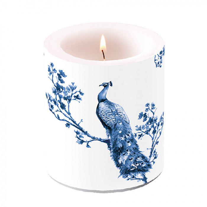 Ambiente Royal Peacock Kaars - Medium - Paraffine - Ø 10 cm