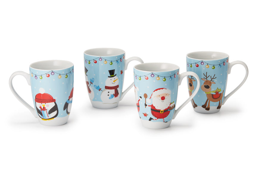 ChaCult Snow Friends Beker - Porselein - 300 ml