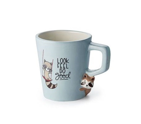 ChaCult Ollie Beker - Wasbeertje - Aardewerk - 300 ml