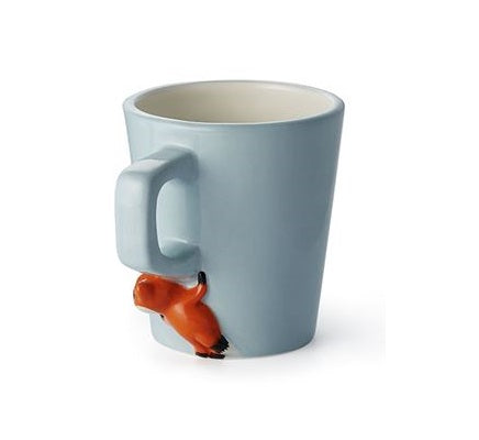 ChaCult Ollie Beker - Vosje - Aardewerk - 300 ml