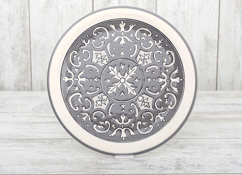 Dishes & Deco Nejma Gris Onderbord - Aardewerk - Ø 34 cm