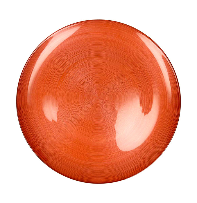 Brandani Ares Serveerbord - Oranje - Glas - Ø 32 cm