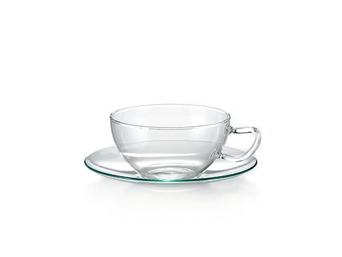 ChaCult Ellen Kop en Schotel - Glas - 250 ml