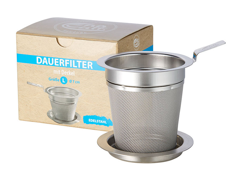 ChaCult Theezeef - RVS - Maat L  - Ø 7 cm