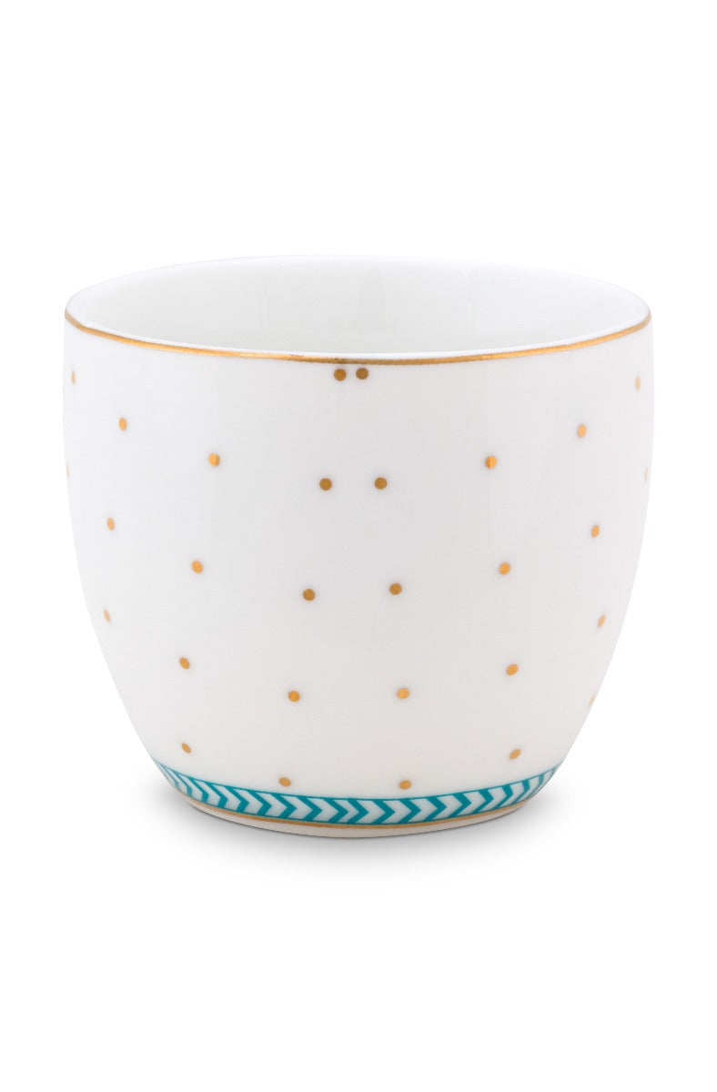 Pip Studio Jolie Dots Gold Eierdopje - Porselein - Ø 4 cm