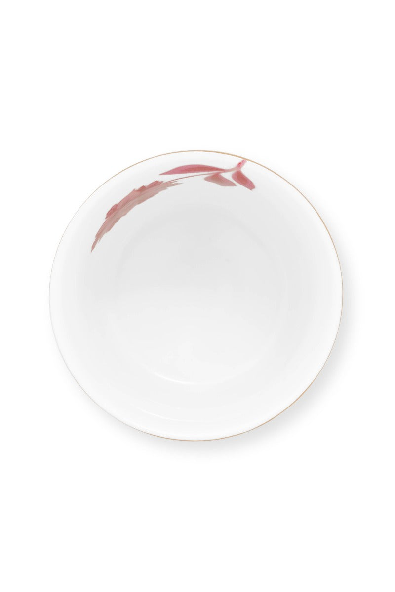 Pip Studio Royal Stripes Dark Pink Eierdopje - Porselein - Ø 5 cm