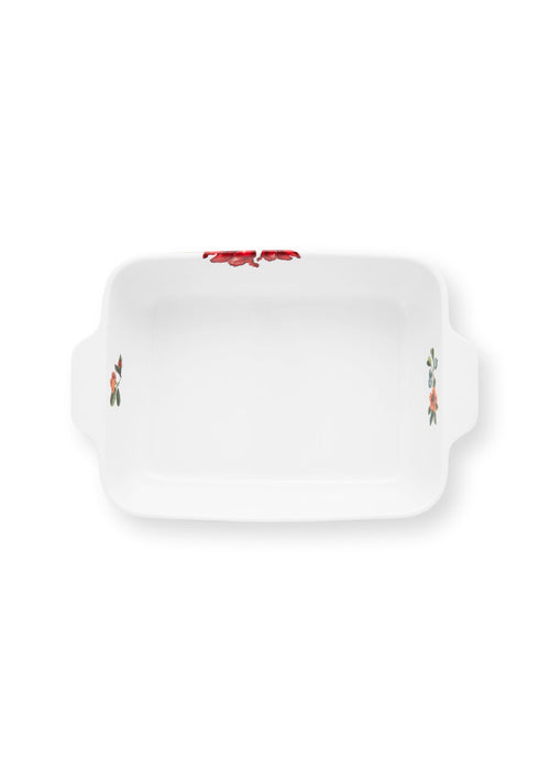 Pip Studio Winter Wonderland Green Ovenschaal - Porselein - 27,5 cm x 18,5 cm x 6 cm