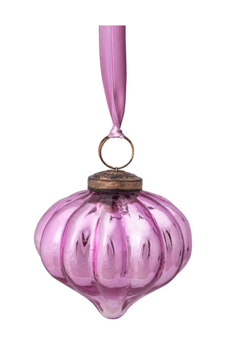 Pip Studio Glass Light Pink Ornament - Glas - 7,5 cm