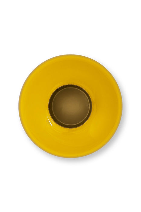 Pip Studio Vaas - Yellow - Metaal - 32 cm