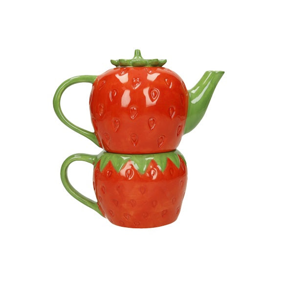 Brandani Aardbei Tea for One - Dolomiet
