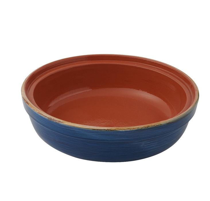 Brandani Tajine - Blauw - Aardewerk - Ø 26 cm