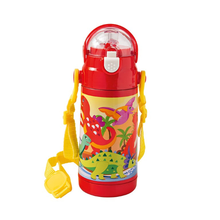 Brandani Thermosfles - Rood - Kunststof/Metaal - 350 ml