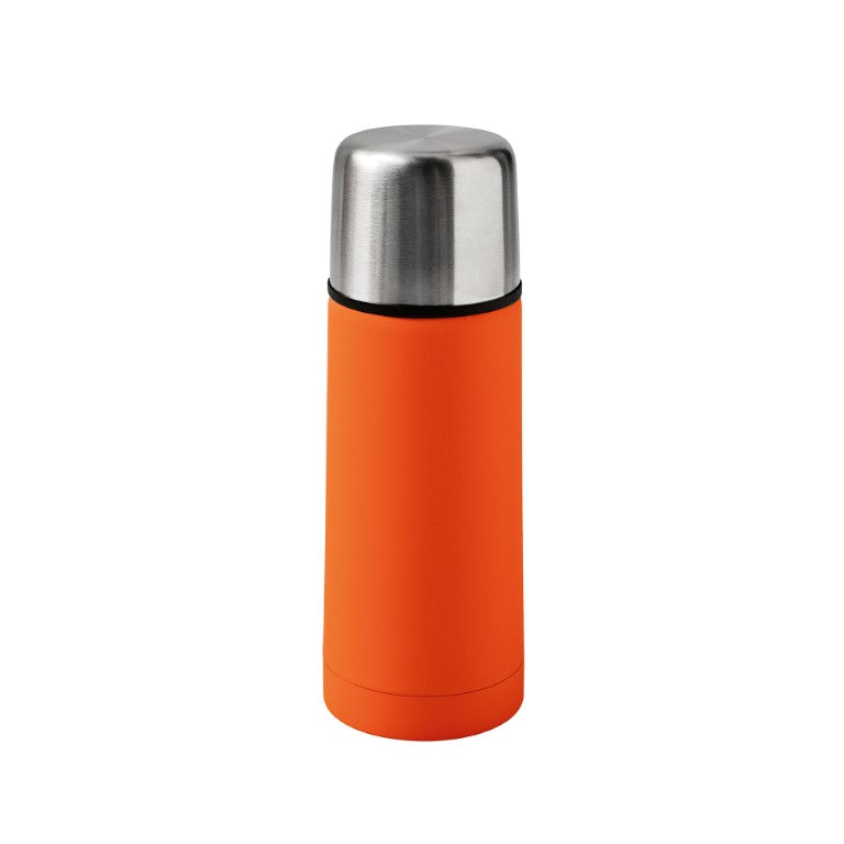 Brandani Thermosfles - Oranje - RVS/Rubber - 350 ml