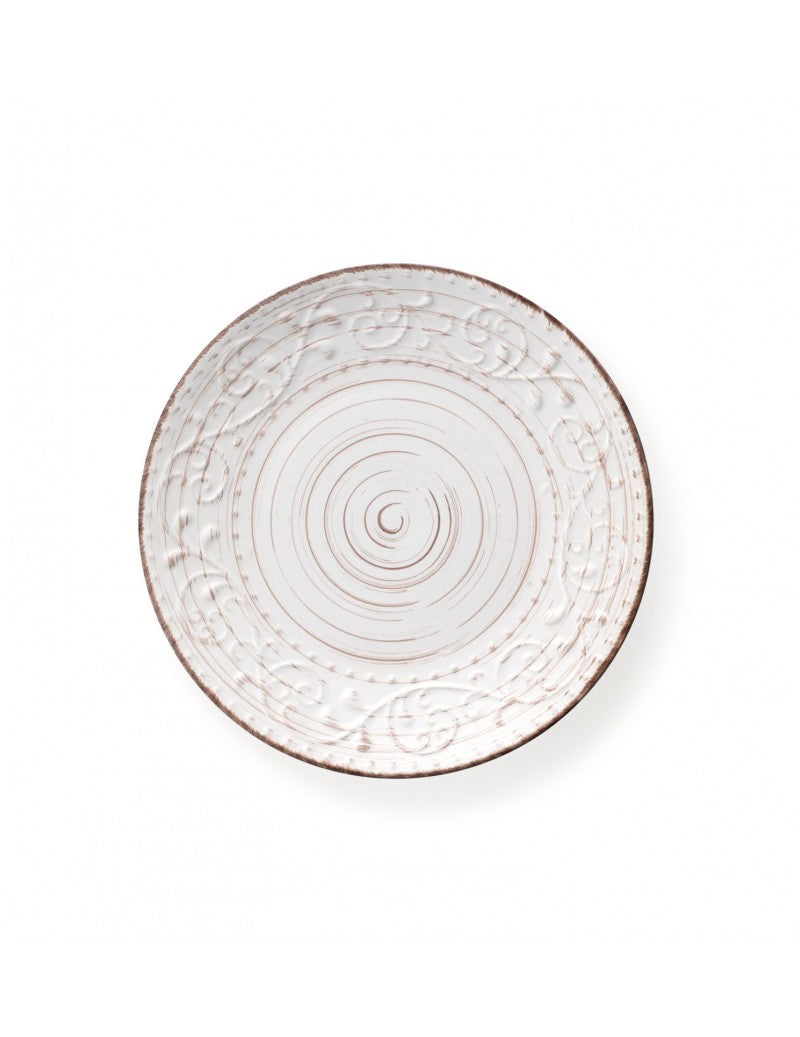 Brandani Serendipity Bianco Dinerbord - Wit - Aardewerk - Ø 27,5 cm