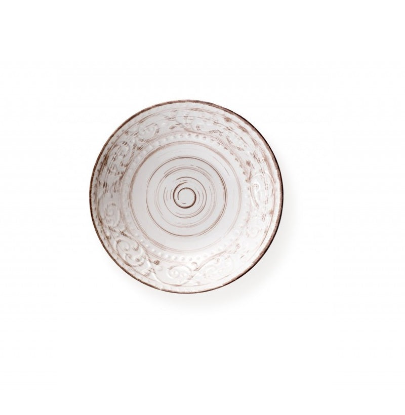 Brandani Serendipity Bianco Soepbord - Wit - Aardewerk - Ø 20 cm