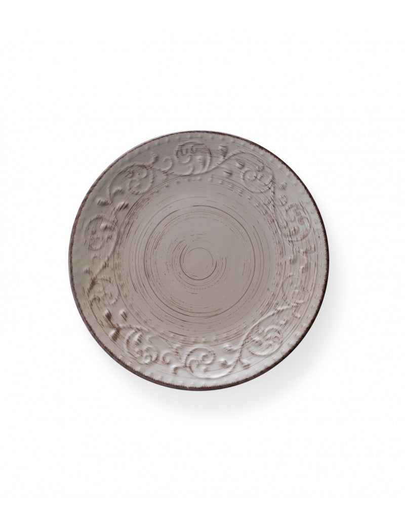 Brandani Serendipity Sabbia Dinerbord - Taupe - Aardewerk - Ø 27,5 cm