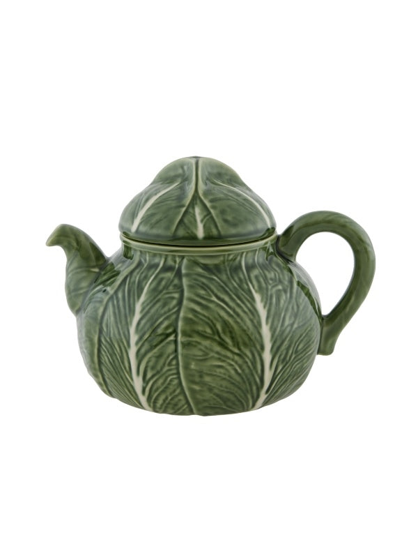 Bordallo Pinheiro Natural Couve Theepot - Aardewerk - 1900 ml