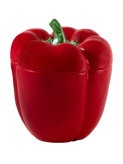 Bordallo Pinheiro Pimento Voorraadpot - Paprika - Rood - Aardewerk - Ø 19 cm