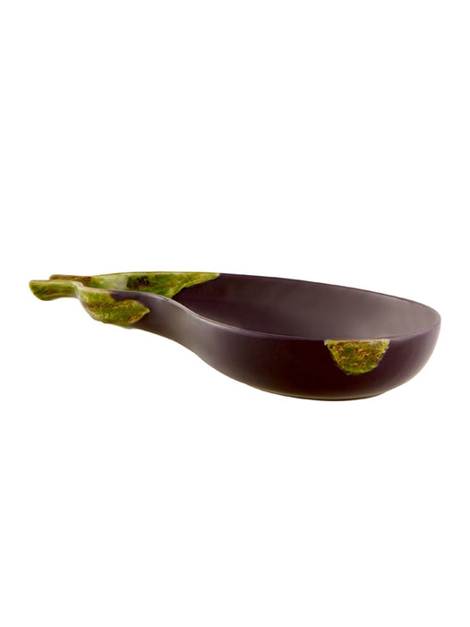 Bordallo Pinheiro Beringela Schaal - Aubergine - Paars - Aardewerk - 24,5 cm x 11,5 cm