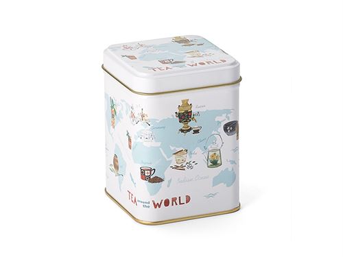 ChaCult Tea around the World Theeblik - Metaal - 100 gram
