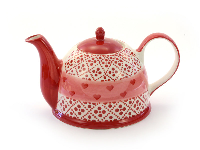 ChaCult Joseppa Theepot - Aardewerk - Rood - 1500 ml