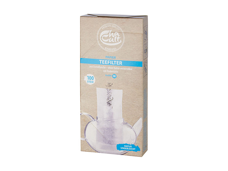 ChaCult Theefilter Zakjes - Maat M - Papier - 100 stuks