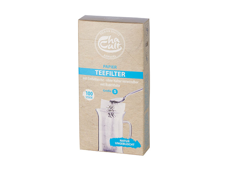 ChaCult Theefilter Zakjes - Maat S - Papier - 100 stuks - 12,7 cm x 6,2 cm