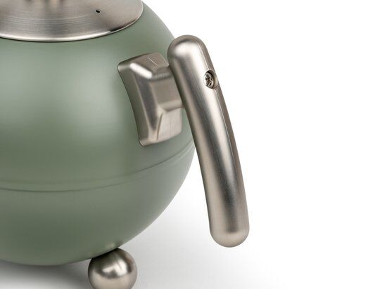 Bredemeijer Duet® Bella Ronde Theepot - Legergroen - 1,2 ltr.