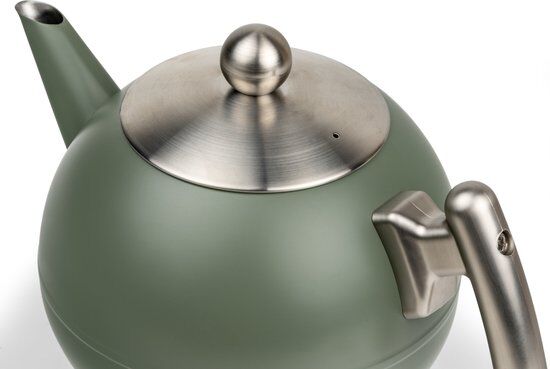 Bredemeijer Duet® Bella Ronde Theepot - Legergroen - 1,2 ltr.