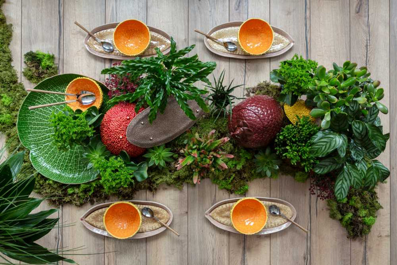 Bordallo Pinheiro Amazōnia Schaal - Aardewerk - Ø 50 cm