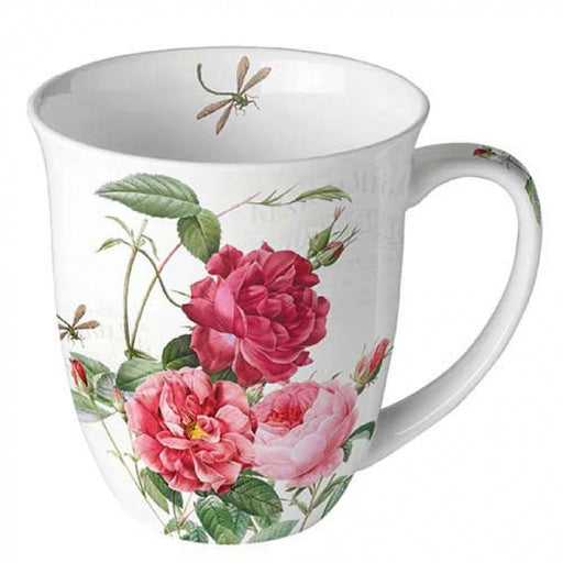 Ambient Fine China bloemenbeker met vlinder 0,4 liter tulpen Ambient Fine China bloemenbeker met vlinder 0,4 liter tulpen