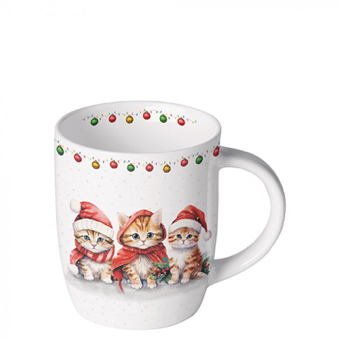 Ambiente Funny Cute Kittens Beker - Fine Bone China - 200 ml