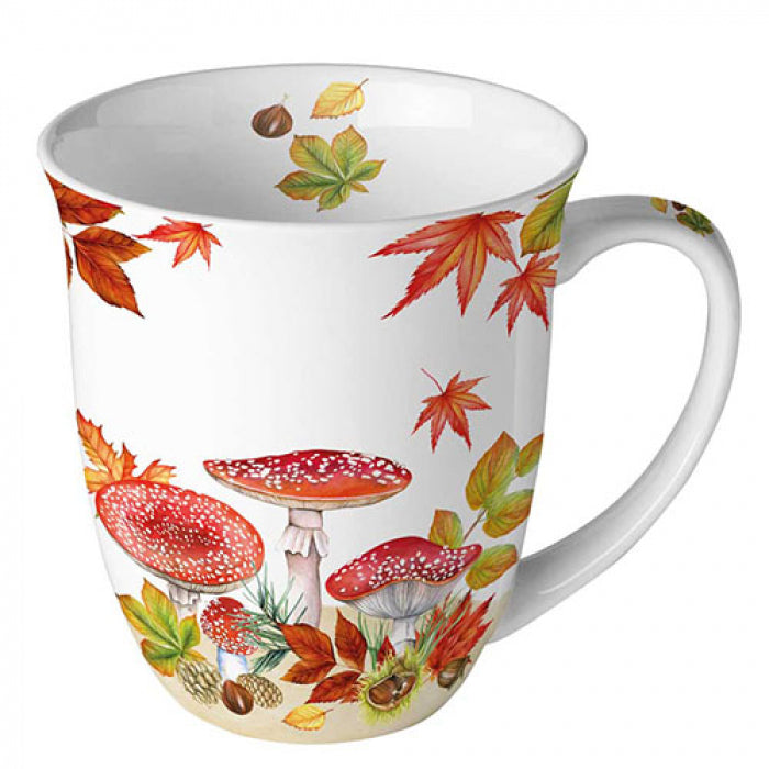 Ambiente Fly Agaric Group Beker - Fine Bone China - 400 ml