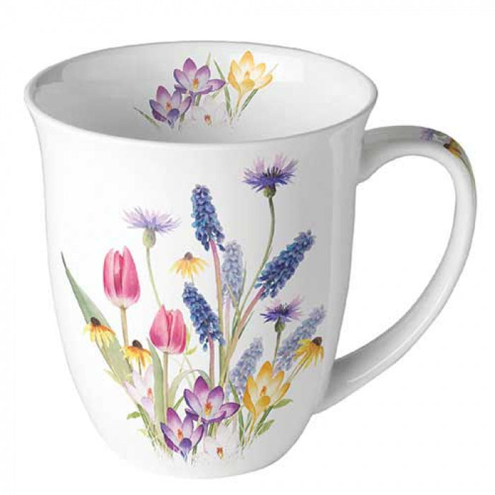 Ambiente Hello Spring Beker - Fine Bone China - 400 ml