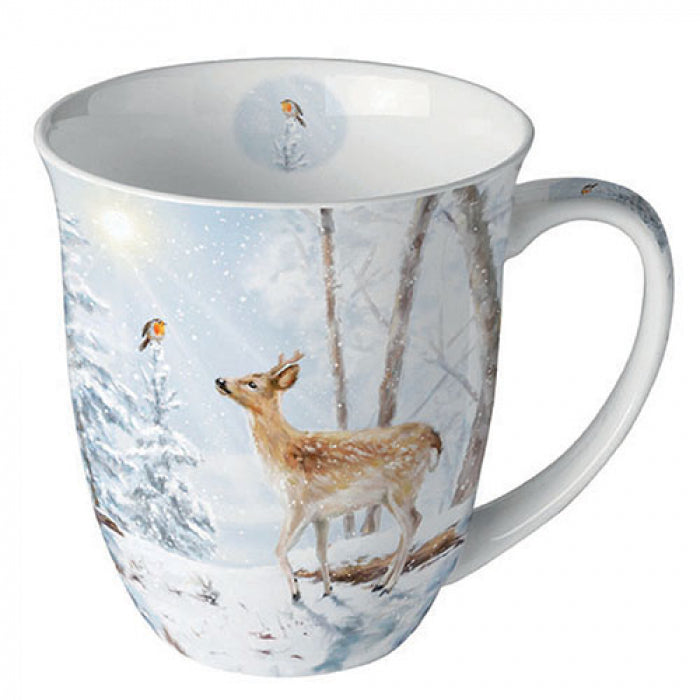 Ambiente Meeting in Winterworld Beker - Fine Bone China - 400 ml