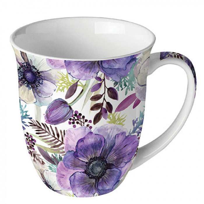 Ambiente Purple Dream Beker - Fine Bone China - 400 ml