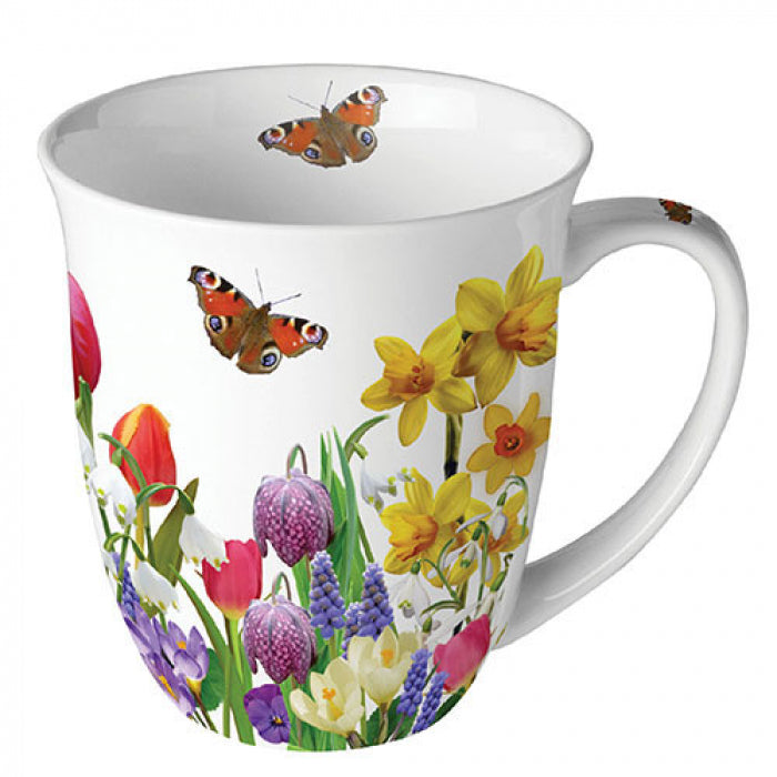 Ambiente Spring Feeling Beker - Fine Bone China - 400 ml