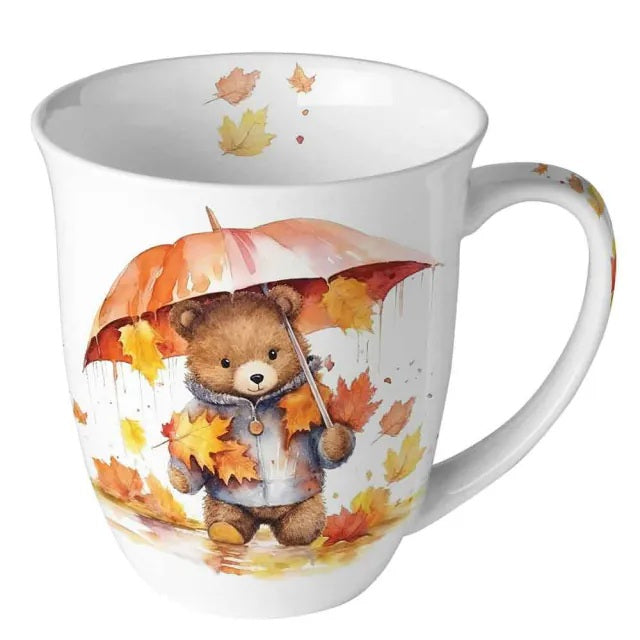 Ambiente Umbrella Bear Beker - Fine Bone China - 400 ml