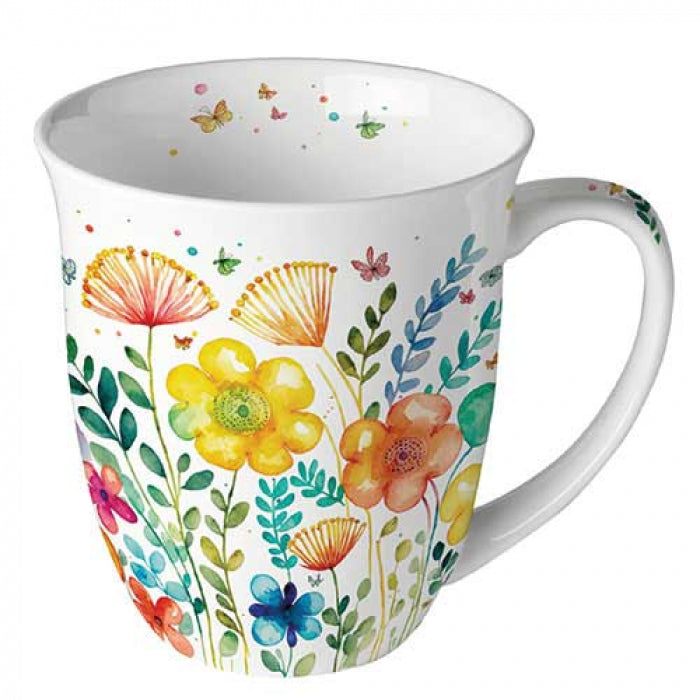 Ambiente Vibrant Spring Beker - Fine Bone China - 400 ml