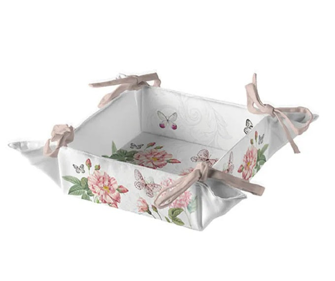 Ambiente Amelia White Broodmand - Katoen - 20 cm x 20 cm x 7 cm