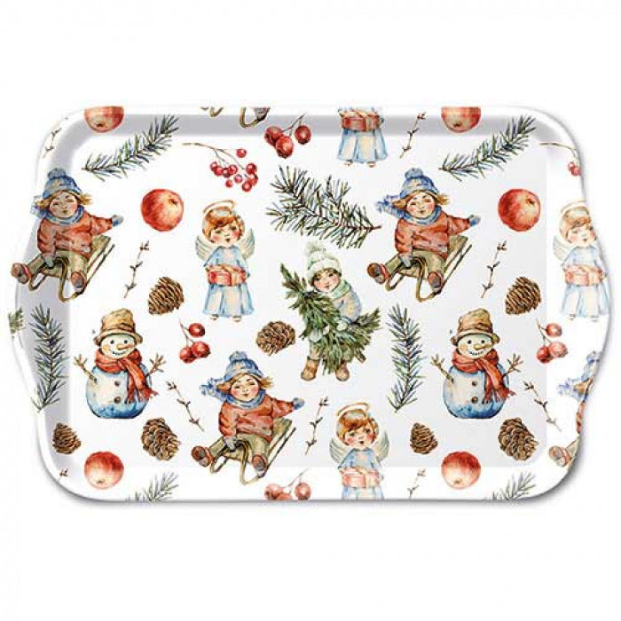 Ambiente Playing Outside White Dienblad - Melamine - 13 cm x 21 cm